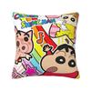 Pillow Cover Crayon Shin-Chans Graphic Cushion Cover Fashion Pillow Case For Sofa Home Decorative Pillowcases