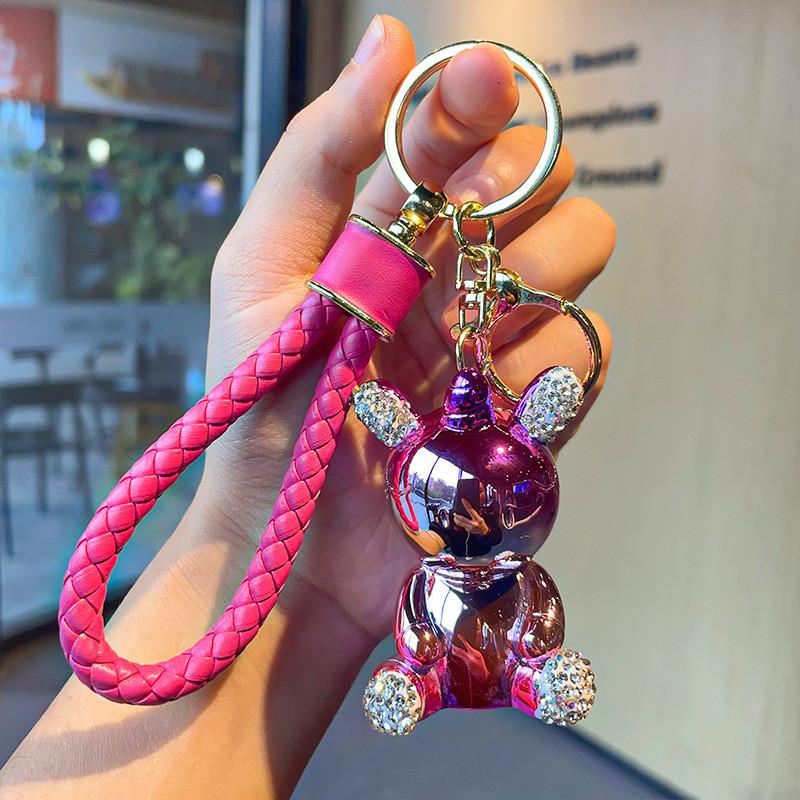 Unicorn Delightful Resin Keychain With Sparkly Rhinestones For Various Celebrations