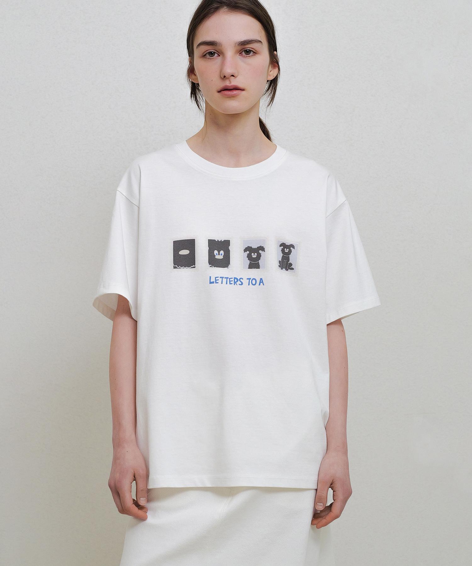 Annies Angel Half Sleeve Tee (White) White