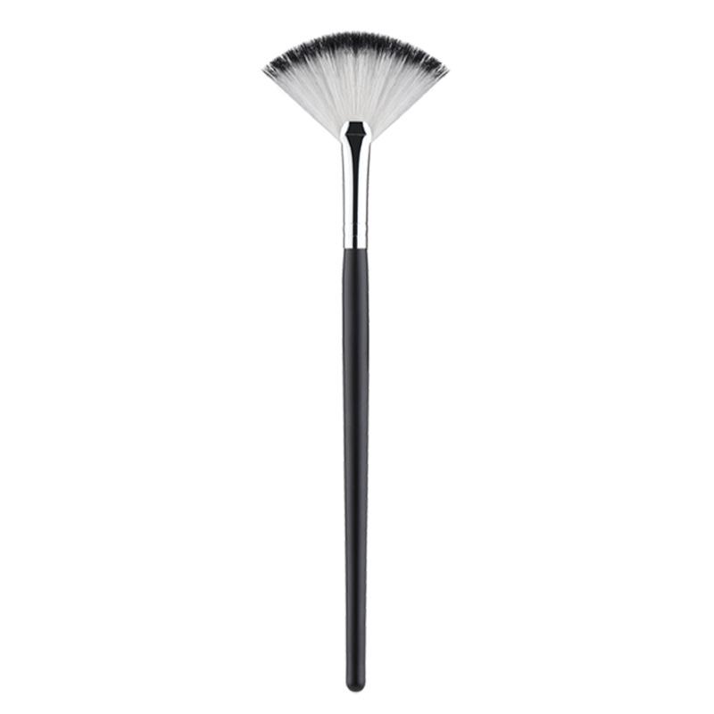 1pcs New Practical Facial Brushes Fan Makeup Brushes Soft Portable Mask Brushes Cosmetic Tools for Ladies Girls Nail Charm Beaut