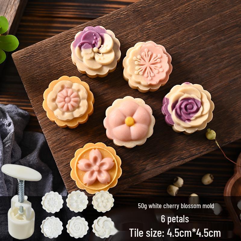 Mid-Autumn Mooncake Mold Stamp Tool for Ice Skin Mung Bean Pastry