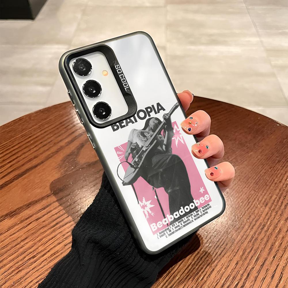 Singer Beabadoobee Phone Case For Samsung Galaxy S26 S25 S24 S23 S22 S21 S20 Ultra Plus Fe colored silver Cover