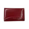 Used 186005 Current Item Business Card Case Red Anagram Leather Ladies