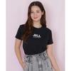 [JILL by JILLSTUART] Embroidered Logo T-Shirt Organic Cotton [White Silver/FR]