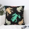Seamless Pattern With Asian Tree Frogs Square Pillowcase Cushion Cover Pillow Case Throw Pillow Cover for Home Sofa Living Room