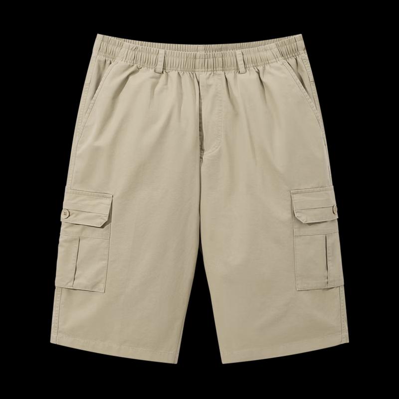 ROMON Men's Summer Cotton Casual Shorts