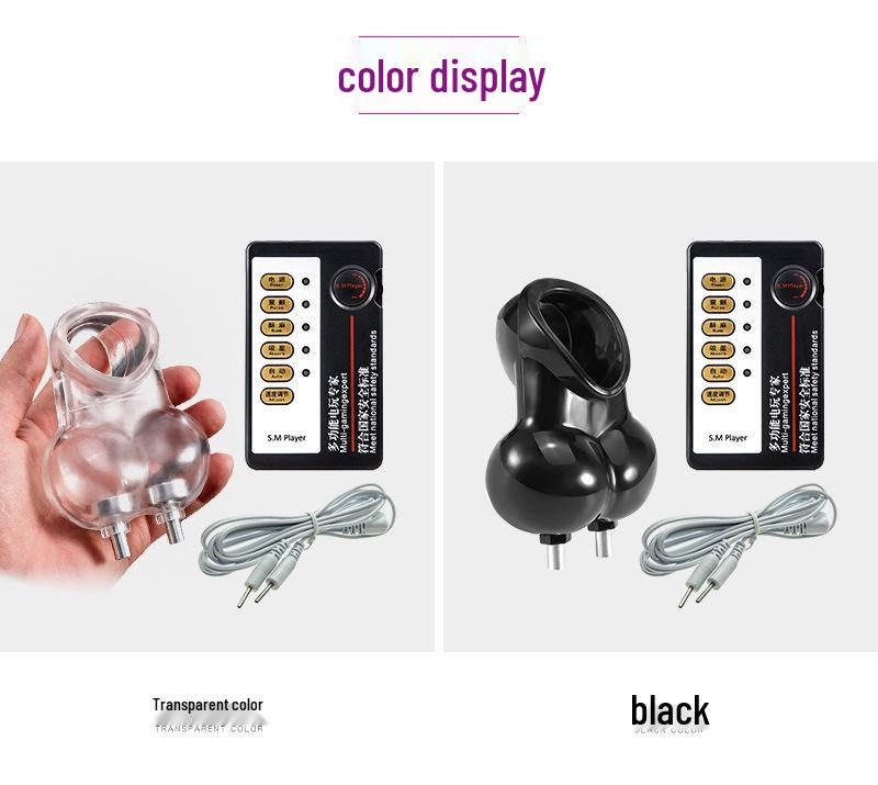 Electroshock Scrotum & Cock Restraint Ring Toy