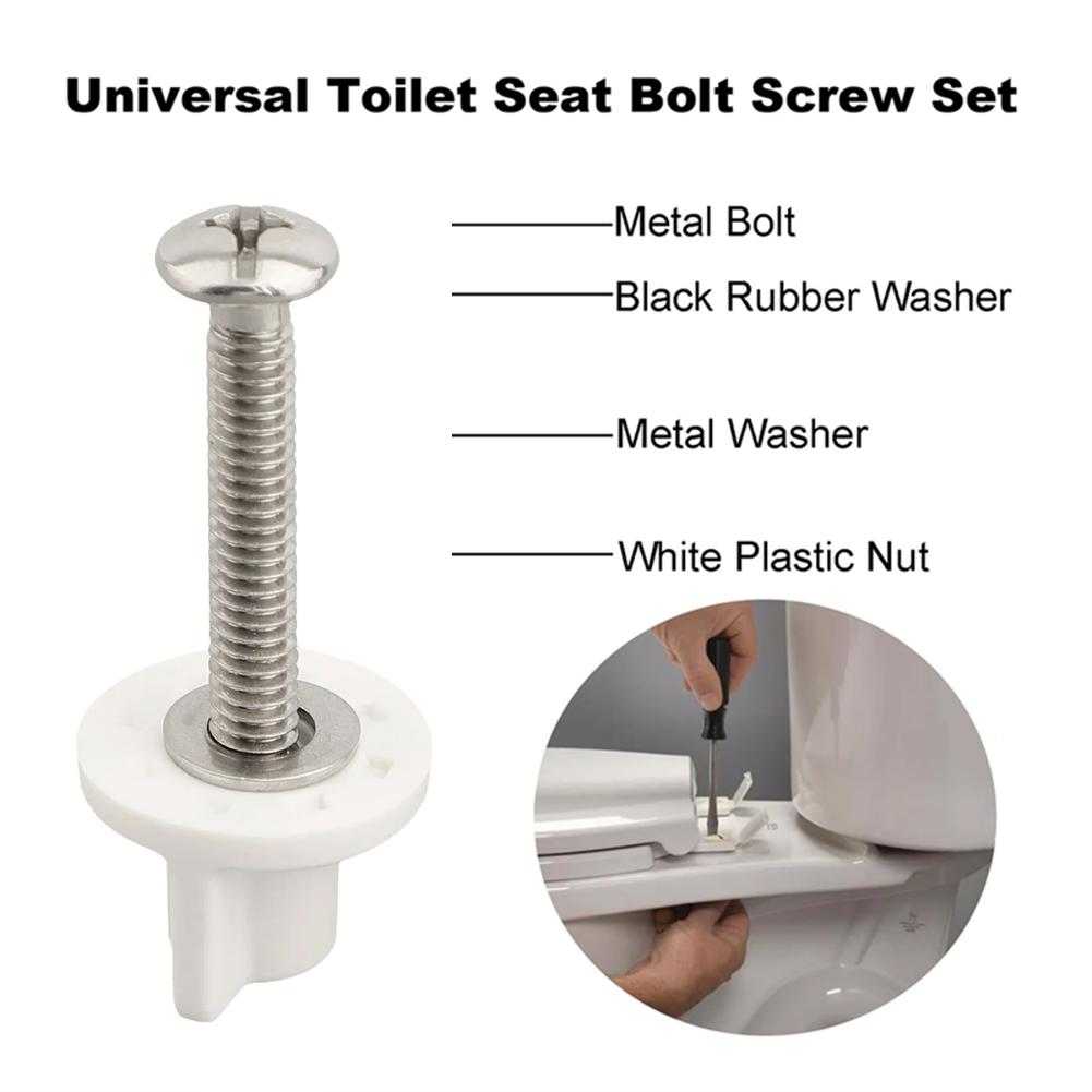 Affordable Fixings M6 Toilet Seat Hinges Toilet Seat Fixings Easy Installation