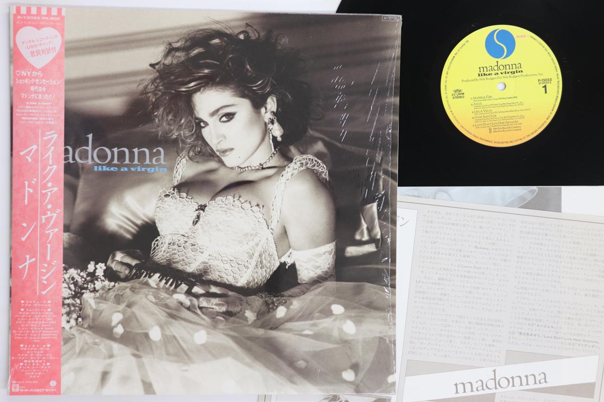 

LP Record MADONNA Like A Virgin P13033 SIRE 1984 Japan Obi Pop Used
