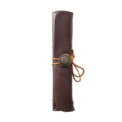 Attrezzi Coltelli Borsa arrotolabile Coltelli tascabili da intaglio Borsa in pelle Organizer per riporre
