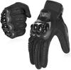 Touchscreen Cycling Motorcycle Gloves Non-slip Wear-resistant Hard Knuckle Protection Outdoor Riding Summer Unisex Hook Loop