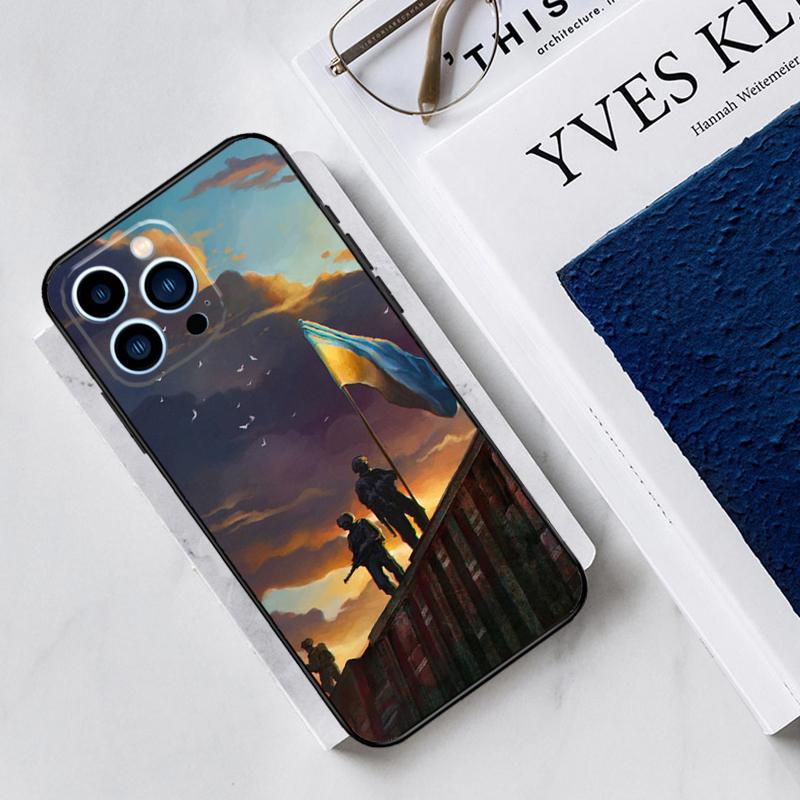 Ukraine Flag Case For iPhone 17 Air 15 14 11 16 Pro Max 12 13 Mini 15 16 Plus 16e Funda Silicone Cover