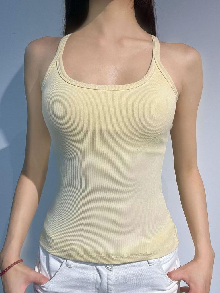 Ucose Satin Cami Top With Medium Elasticity For Women Casual Wear