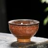 Kiln-Fired Ceramic Gongfu Tianmu Tea Tasting Bowl