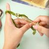 Large Transparent Yellow Crystal Crochet Hooks Weave Sewing Tools Embroidery Needles Big DIY Knitting Needles 12/15/18/20/25mm
