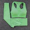 European & American Women's Butt-Lifting Seamless High-Waisted Yoga Pants & Bra Set