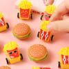 Creative Fries French Burger Design Children Inertia Toy Car Entertainment For