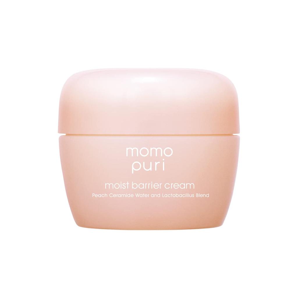 Momopuri Moisturizing Barrier Cream 80g Face Cream Lactic Acid Bacteria Peach Ceramide Ceramide Moisturizing Plump Peach Skin Supple Moisturizing