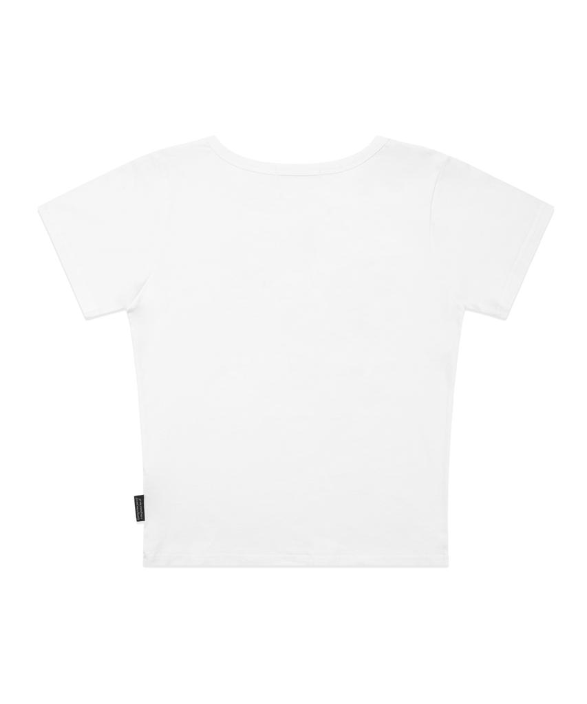 FANCY CLUB Glint Ff Tee (White) F26Qb088