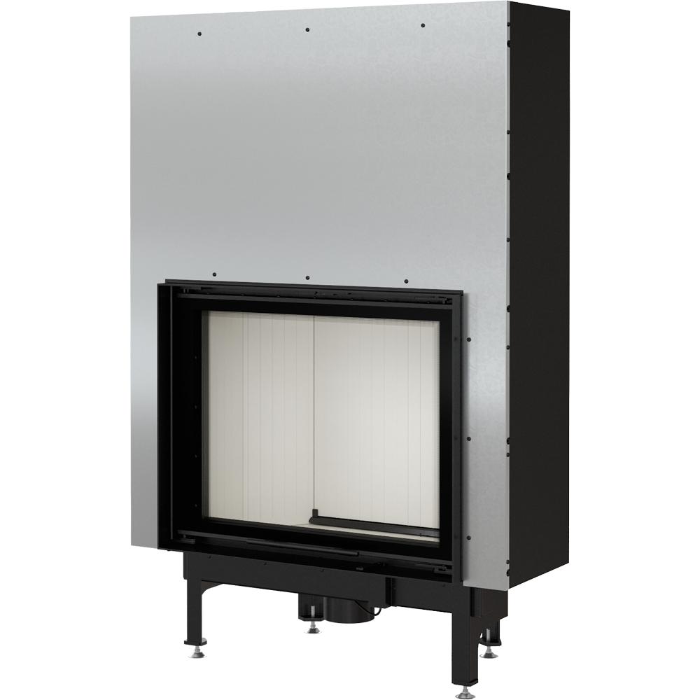 Steel fireplace KRATKI NADIA 13 kW Ø 200 Lift-up