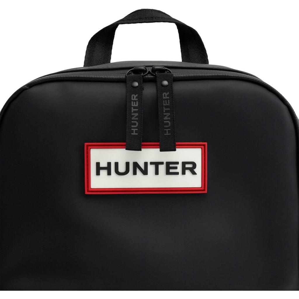HUNTER Original Gummierter Rucksack UBB3607CPE Schwarz