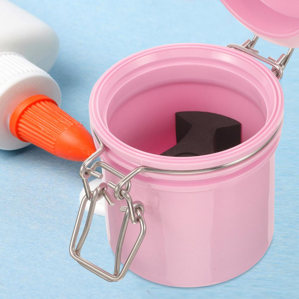 Eyelash Extension Container Leak Proof Lash Glue Storage Jar Large Capacity Compact Lash Holder Case for Eyelash Extension