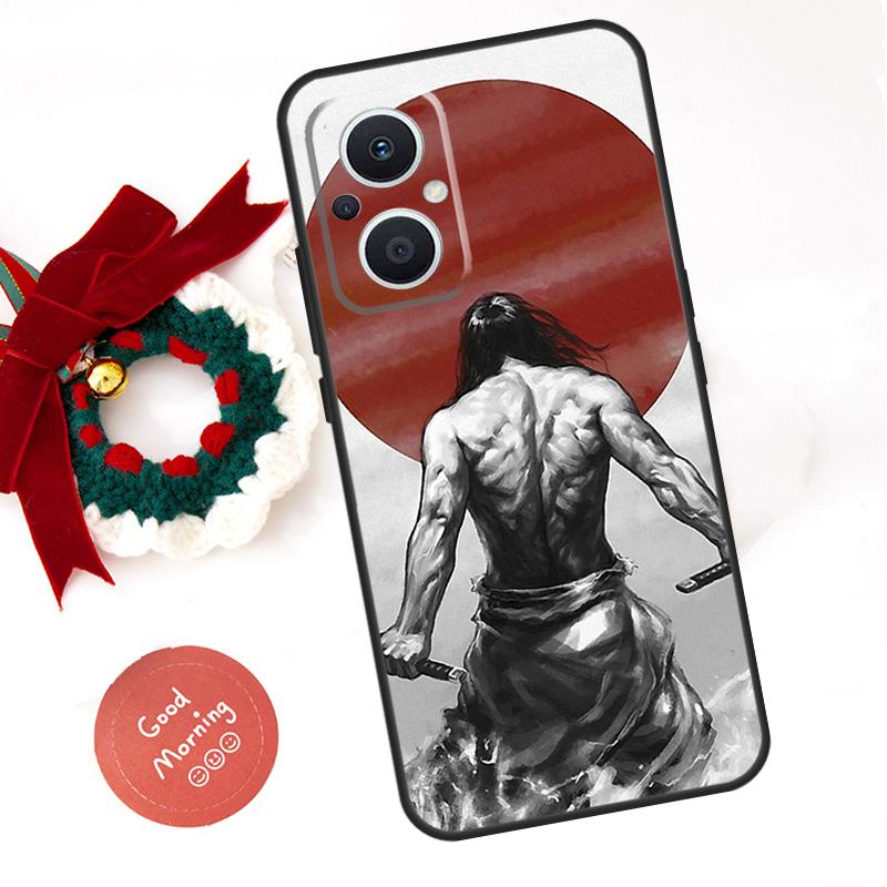 Japanese Samurai Ninja Case For OPPO Reno 8 7 6 5 4 Lite 11F 10 Pro 8T 5Z 4Z OPPO Find X6 Pro X2 Neo X3 X5 Lite