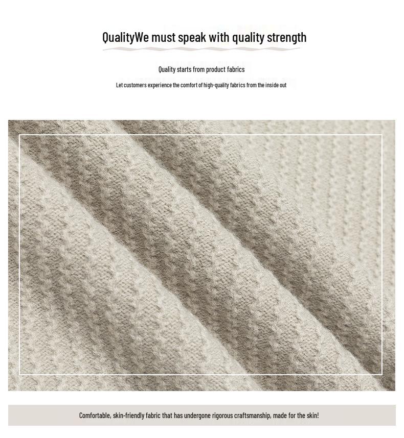 Men's Retro Knit Stand Collar Pullover - New Autumn/Winter Arrival, Versatile, Trendy, Loose Fit Sweater with Buttons