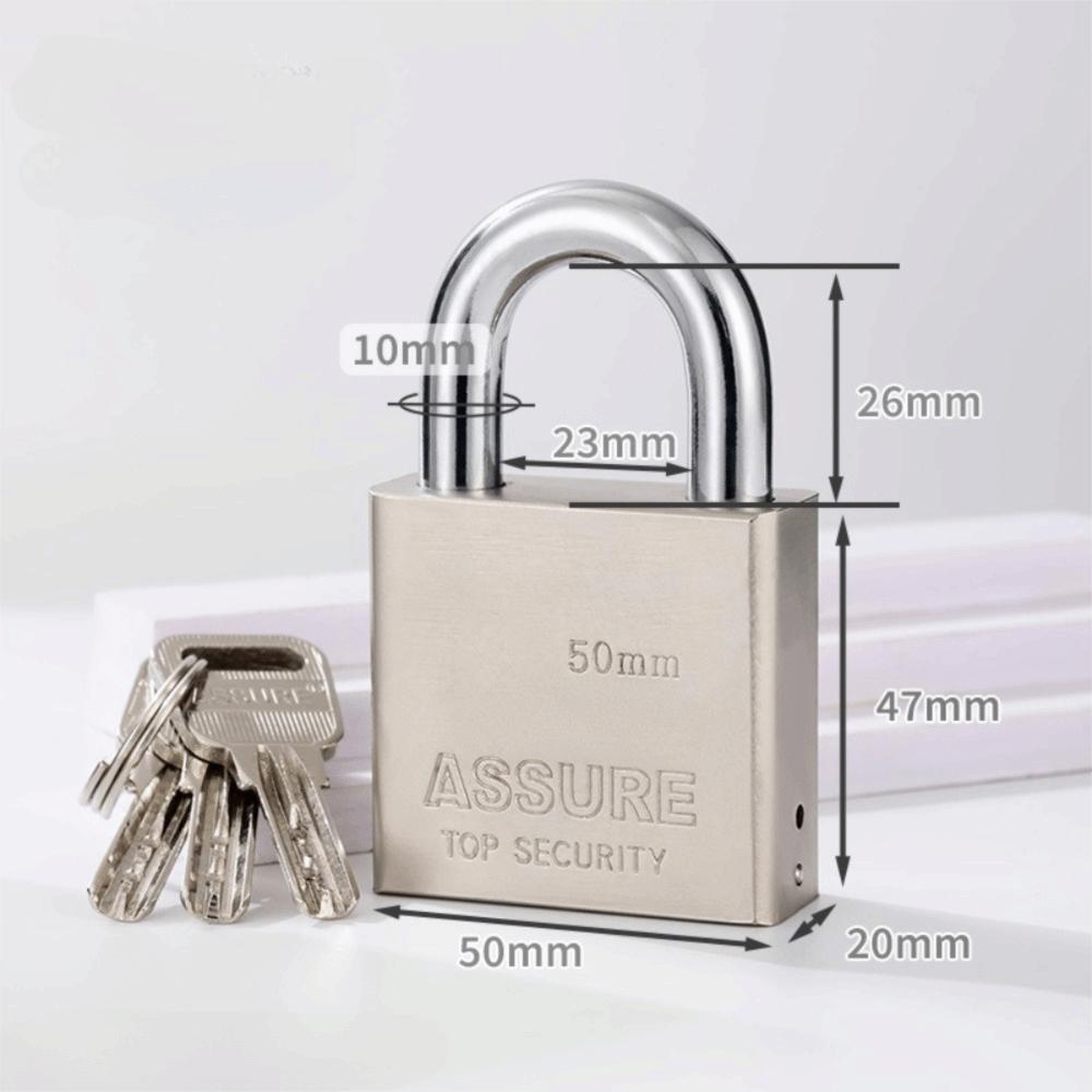 Cadenas pour armoire de dortoir en métal Antivol Anti-levier Conception Lock de sécurité pour valise Avec clés Imperméable