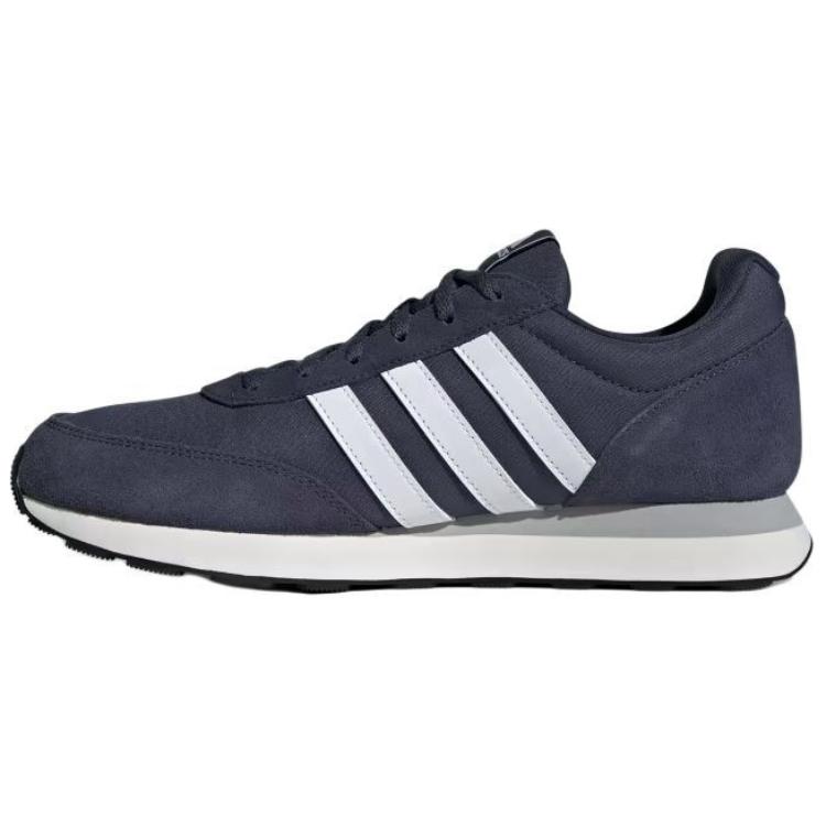 Adidas Neo Run 60S 3.0 Comfortable Versatile Non-Slip Durable Low-Top Short Distance Running Shoes Men Sneakers Blue White Black IE3825