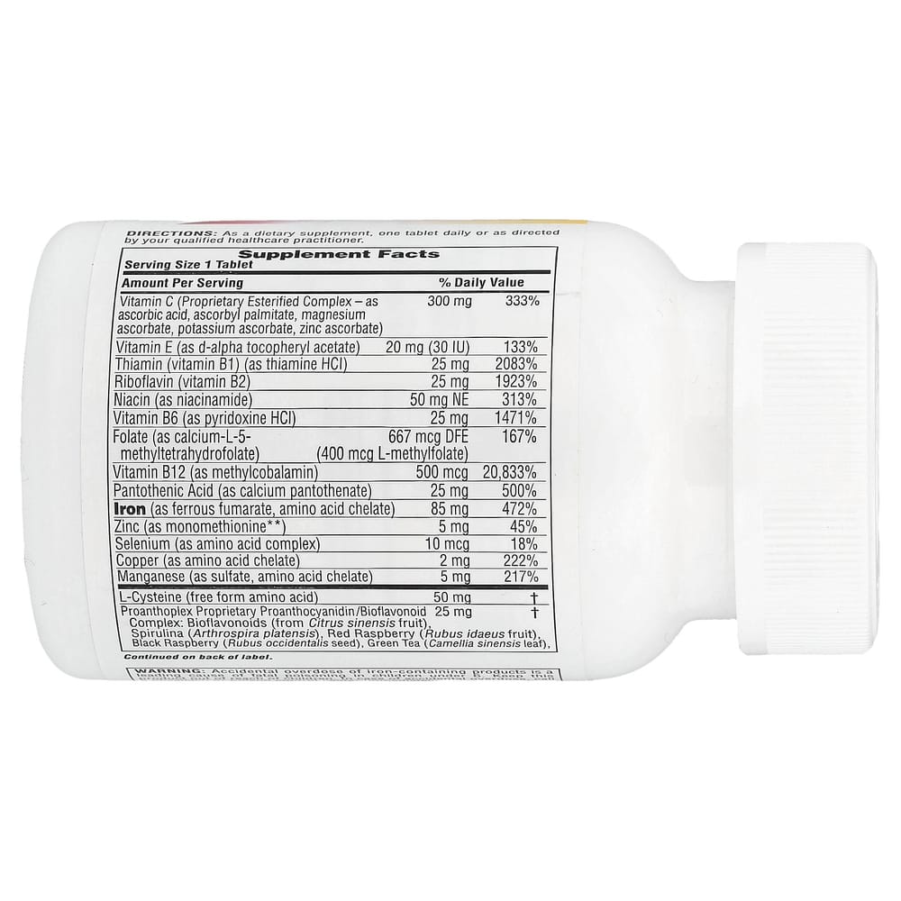 Nature'sPlus Hema-Plex Iron Sustained Release 30 Tablets