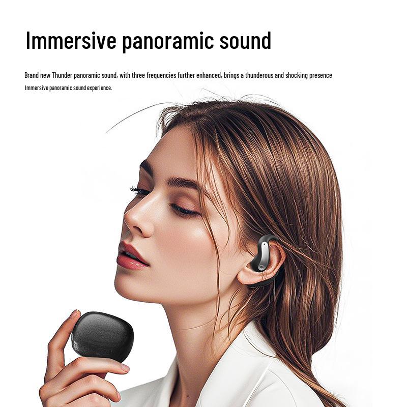 JM37 Air Conduction Sports Ear-Hook Wireless Bluetooth Earbuds with Noise Cancelling & Long Battery Life