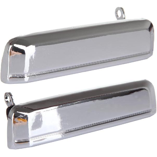ECCPP 2Pcs Door Handle for 1995-1997 for Nissan Pickup Chrome Exterior Right Left Side