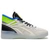 Li Ning Wave Mid Party Slip Resistant Abrasion Resistant Mid top Skateboard Shoes Women's White Black Blue AGCS284-1