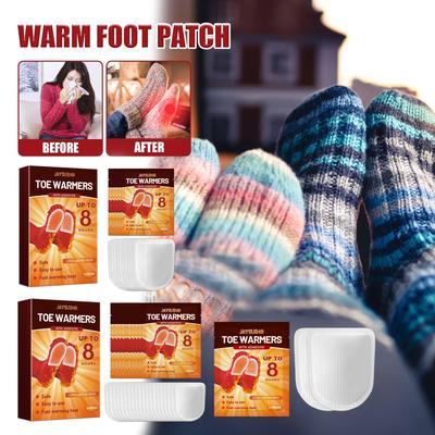 Foot Warmer (5 Pairs Per Box), Long-lasting Warmth for Winter, Portable Rapid Heating, Keeps Feet Warm, 10 Pieces