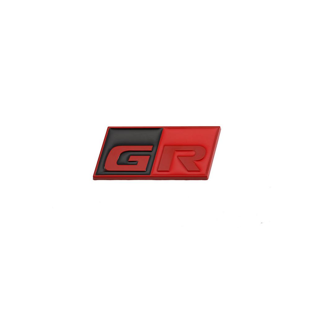 Car GR Sport Gazoo Racing Sticker Front Hood Grille Badge Emblem Decal For x5 CHR RAV4 Corolla Prado Supra Yaris Prius Camry x5