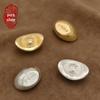 S999 Sterling Silver Beads: DIY Bracelet & Necklace Accessories, Ancient Method Pure Silver for Luck.