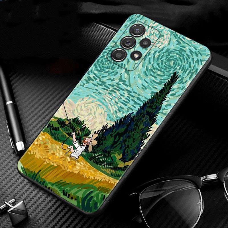 Retro Painting Art Van Gogh Case For Samsung Galaxy A51 A71 A41 A31 A13 A11 A01 A72 A52 A42 A32 A22 A52s A21s A02s A03 A12 A02