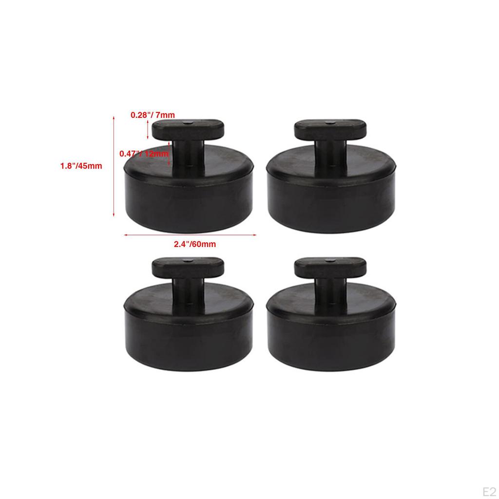 4 Pieces Jack Lifting Pads Strong Jacks Durable Adapter for C5 C6 C7 Accessory Spare