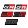 Car Sticker GR Sport Decal Front Hood Grille Emblem Badge for Toyota HV YARiS RZ RC RS Prius Lexus Harrier GRMN Logo Stickers