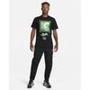 Nike Geometric Pattern Crew Neck Fitted Short Sleeve T-Shirt Men Tops Black FD1091-010