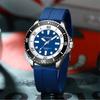 CURREN Men's Fashion Quartz Watch Outdoor Large Dial Luminous Waterproof Silicone Strap Sport Wristwatch