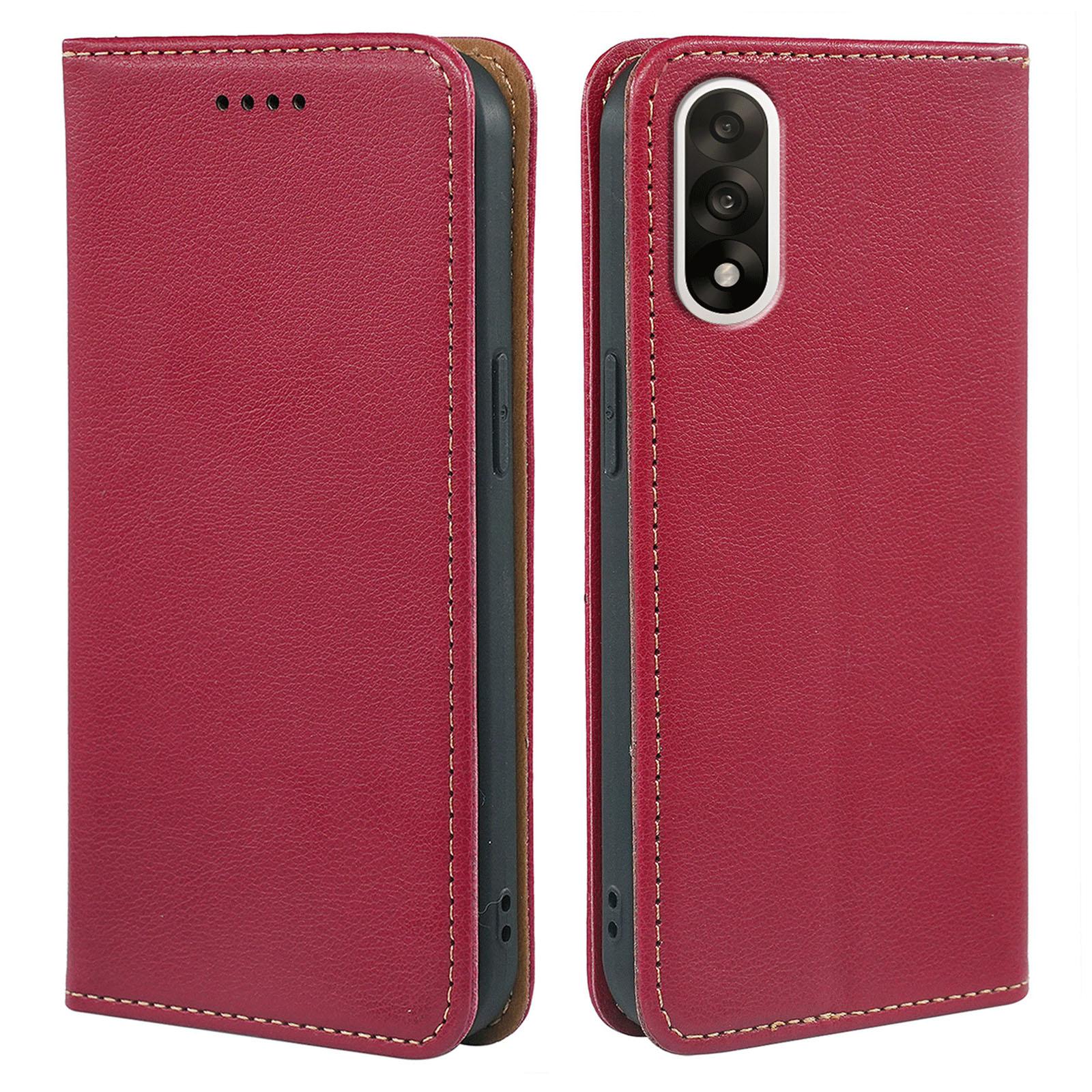 

For OnePlus Ace 5 Ultra 5G/Nord 5 5G Case Wallet RFID Blocking Leather Phone Cover Strong Magnetic Closure Red