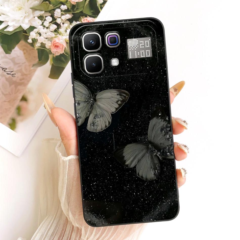 For Infinix Note 60 Pro Note60 Cute Cat Flower Cartoon Phone Case For Infinix Note 60 60Pro 5G Soft Silicone Covers Bumpers