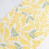 Kamawanu Tenugui Hand Made In 33cm X Spring Pattern Chusen-dyed (Japanese Towel), Japan, Size 90cm, 100% Cotton, (Mimosa)