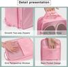 Shoes Storage Bag 3 Layers Shoes Packaging Bag Large Capacity Shoes Travel Organizer Oxford Cloth Shoe Storage Pouch With Pocket