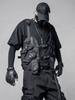 Gilet tattico funzionale impermeabile da esterno con tasche cargo da uomo e donna, stile techwear, senza maniche