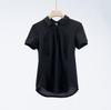 Women's Quick-Dry Polo Shirt - Breathable Moisture-Wicking Knit for Yoga & Fitness