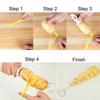 Spiral Potato Cutter Twisted Slice Potato Tower Whirlwind Potato Cut Diy Creative Fruit And Vegetable Spiral Slicer For Kitchen