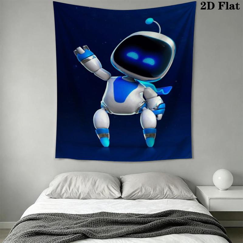 ASTRO BOT Wall Tapestry Aesthetic Wall Hanging Printed Fabric Blanket Decorative Tapestries for Bedroom Living Room Home Decor